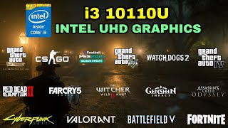 i3 10th Gen 10110U Intel UHD Graphics Gaming Test  2021 [upl. by Nive]