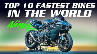 TOP 10 Fastest Bikes in The World [upl. by Aeriell]