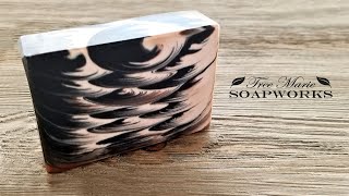 Clamshell Technique ITPS Cold Process Soap Making December 2018 Soap Challenge 1 [upl. by Ssitnerp]