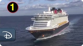 The Disney Dream Ship Horn With Familiar Disney Melodies [upl. by Edals929]