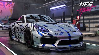 Need For Speed Heat  Insane 1200 HP  PORSCHE 718 Cayman GTS Ultimate Maxed Level And Free Roam [upl. by Ynna558]