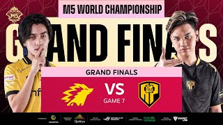 FIL M5 World Championship  Grand Finals  ONIC vs APBR  Game 7 [upl. by Ytitsahc]