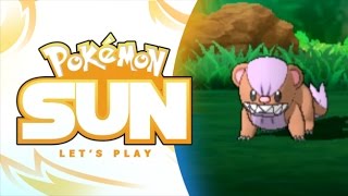 A SHINY YUNGOOS  Pokemon Sun Lets Play Walkthrough Part 2  MandJTV Playthrough [upl. by Whiteley]