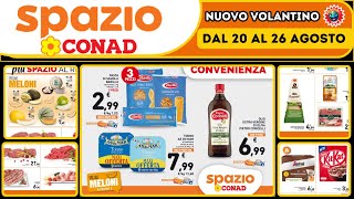 Volantino Conad dal 20 al 26 agosto 🌼 7 Giorni di Convenienza 🟩⬜️🟥 Super anteprima SPAZIO CONAD [upl. by Siva]