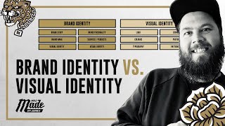 Brand Identity vs Visual Identity [upl. by Okire]