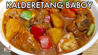 KALDERETANG BABOY  PORK CALDERETA [upl. by Eednas]