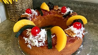 ROSCA DE REYESpastel sabor naranja humectada [upl. by Fiester]