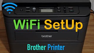 Brother Printer WiFi SetUp using the Control Panel [upl. by Gnohp]