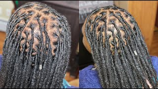 LOC RETWIST WALKTHROUGH  Using NAPPSTAR RETWIST GEL  Palm Rolling Method [upl. by Jacobah]