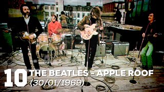 10  The Beatles  Apple Roof 30011969  35 maiores shows do rock  Alta Fidelidade [upl. by Janna]