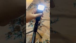 Selfie stick Tripod with light from meesho review😍 tripod tripodreview meesho trending [upl. by Liatrice]