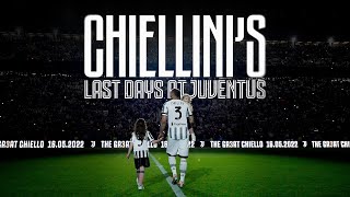 Inside Giorgio Chiellinis last matches at Juventus  Behind the scenes [upl. by Oneal]