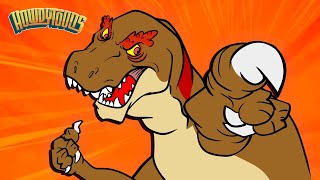 ALLOSAURUS Dinosaur Songs From Dinostory by Howdytoons [upl. by Corsetti457]