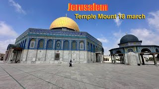 Situation on the Temple Mount in Jerusalem Al Aqsa Mosque and Dome of the Rock [upl. by Niwrad]