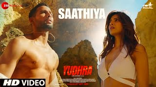 Saathiya Song Yudhra  Siddhant Chaturvedi Malvika Mohanan  Vishal Mishra  Yudhra Sathiya Song [upl. by Eilrac]