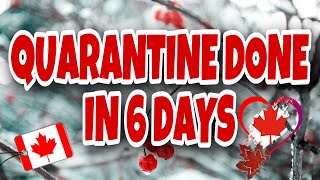 QUARANTINE DONE IN 6 DAYS  CANADA WORKING VISA  OFW  BUHAY CANADA  PINAY IN CANADA [upl. by Gnoc753]