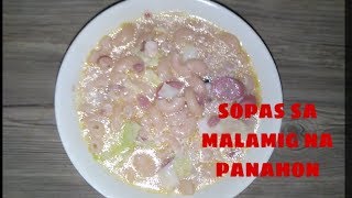 SIMPLE SOPAS RECIPE  LUTONG BAHAY LUTONG PINOY [upl. by Jilli]