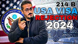 US VISA REJECTION UNDER SECTION 214B  visa B1B2 Important information viral usavisa b1b2visa [upl. by Leith594]