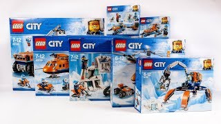 ALL LEGO City Arctic 2018 CollectionCompilation [upl. by Aehsan341]