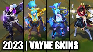 All Vayne Skins Spotlight 2023  League of Legends [upl. by Schach]