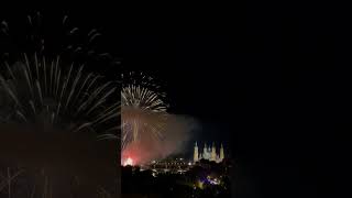 Fuegos artificiales para cerrar estas Fiestas del Pilar 2024 🎆❤️ enjoyzaragoza enjoypilares [upl. by Gnek]