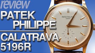 パテック・フィリップ カラトラバ 5196R PATEK PHILIPPE Calatrava 実機レビュー！ [upl. by Acila]