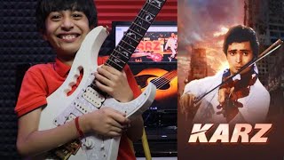 Karz Theme Music Guitar Instrumental  Rishi Kapoor  Karz 1980 [upl. by Adiv]