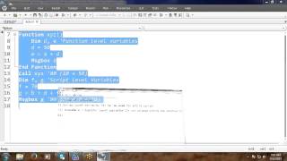 UFT Tutorial 23 VBScript Variables [upl. by Packer726]