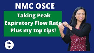 NMC OSCE Peak Expiratory Flow Rate [upl. by Verla872]