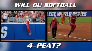 Will Oklahoma Sooners softball be able to go for a fourth straight national title [upl. by Sandie722]