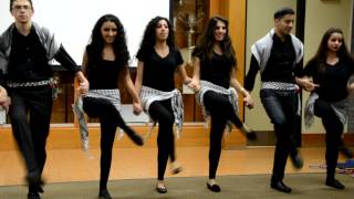 LA Dabke Troupe Performing for SJP UCLA [upl. by Elmo]