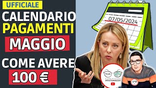 🔴 MAGGIO ➜ NUOVO BONUS 100€ e DATE PAGAMENTI ADI ASSEGNO UNICO PENSIONI NASPI CARTA ACQUISTI SFL [upl. by Rayham]