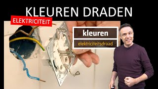 natuurkunde uitleg ELEKTRICITEIT KLEUREN DRADEN [upl. by Remliw]