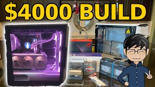 4000 PC Build Ryzen 9 5900X RTX 3080 ASUS ROG STRIX Phanteks P500A [upl. by Nodnorb]