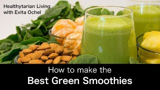 How to Make a Green Smoothie — 5 Step Template whole food vegan oilfree [upl. by Aina962]