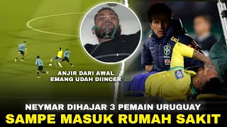 “Menangis Sampai Dirumah Sakit” Tangisan Neymar Usai Dihajar Dengan Brutal Oleh Pemain Uruguay [upl. by Ellehsad663]