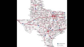 mapa de Texas [upl. by Wohlert]