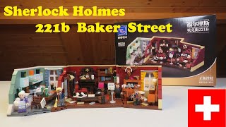 PANTASY 86218 Sherlock Holmes 221 B Baker Street  Review [upl. by Eilema]