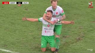 Karpaty Krosno  Orlęta Radzyń Podlaski 35  bramki [upl. by Tonl639]