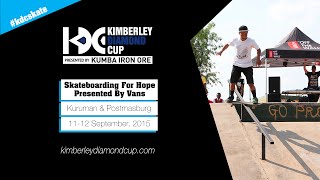 Skateboarding For Hope Presented By Vans Kuruman amp Postmasburg 2015 [upl. by Lancey406]