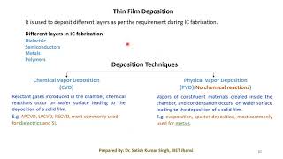 VLSI Technology  L13  Epitaxy Method  Vapor Phase Epitaxy  Thin Film Deposition [upl. by Enieledam]