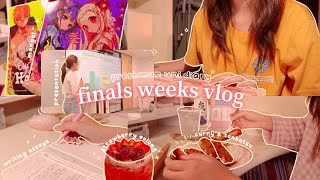 🌷 mùa thi cuối kỳ ở trường đại học của một sinh viên năm nhất ✧ productive study vlog ✧ jawonee [upl. by Orvil]