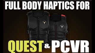 TACTSUIT X16 FOR QUEST AND PC VR [upl. by Hniht581]