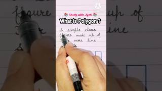 What is polygon  shorts polygon quadrilateral basicconcepts cbse geometry studywithjyoti [upl. by Crowe48]