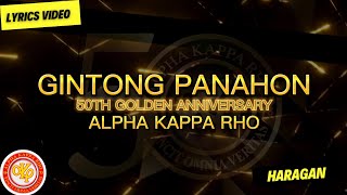 GINTONG PANAHON  HARAGAN 5OTH GOLDEN ANNIVERSARY [upl. by Niret]