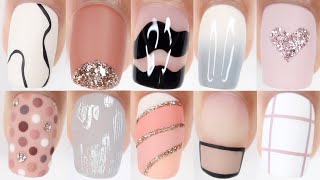 300 EASY NAIL IDEAS  HUGE nail art compilation satisfying nail designs [upl. by Adahsar]