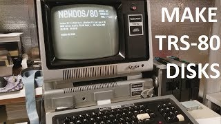 How to create floppy disks for use in a 1977 TRS80 in 2018 [upl. by Erbua692]