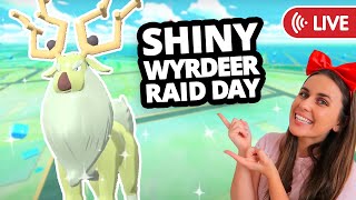 Shiny Wyrdeer Raid Day PokemonGO [upl. by Eelytsirk207]