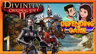 Divinity Original Sin 2 PS4  SplitScreen COOP Gameplay  Defending The Game [upl. by Nnagem]