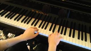 Play Along Piano Tutorial by Anastasia Hronis Arabesque by Burgmuller [upl. by Eetnom]